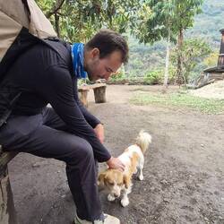 Kurzer Stop an einer der paar Communitys 🐶