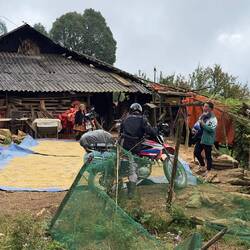 Typisches Hmong Haus