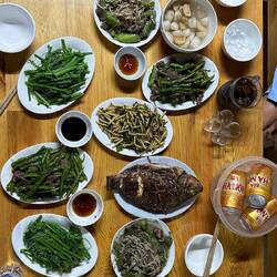 Nachtessen im Homestay