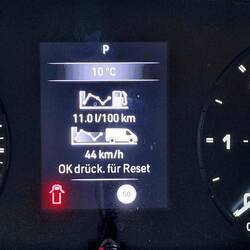 Heute viel Verbrauch wegen Wetter