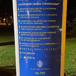 Nur noch 705 km bis Santiago.