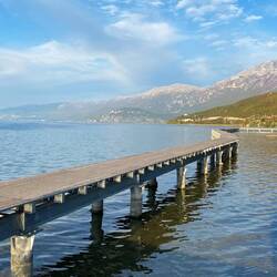 Schöne Stegpromenade
