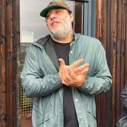 Bertrand explaining the history of the Château