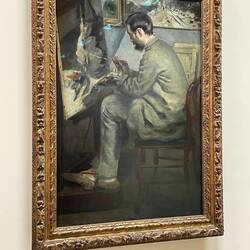 Renoir, painting Frédéric Bazille painting