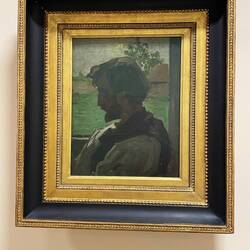 Portrait of Frédéric Bazille by Claude Monet