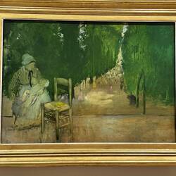 Une nourrice au Jardin du Luxembourg (1872) DEGAS