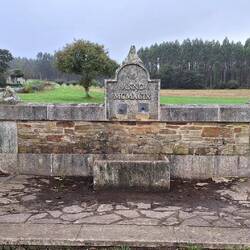 It looks old and the Roman numerals give it that feel, but I think it says 1999.