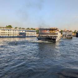 So many boats in the Nile