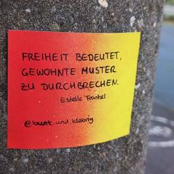 Fundstück auf Instagram - hat irgendwie so schön zum Tag gepasst. 😊