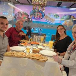 Indisch essen im Ganges