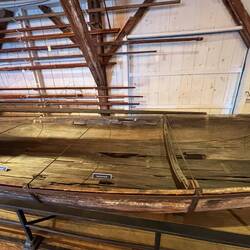 5 log Tillman canoe built in 1893