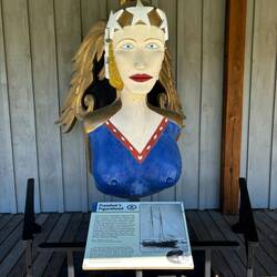 Figurehead made in 1950 for Schooner built in 1931