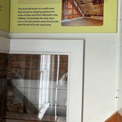 Stairwell to loft of Mitchell house