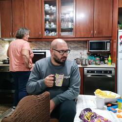 Im Dorf Achlodochori bei Christina und Jordan