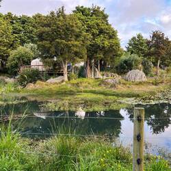 Ausblick von unserer Terrasse