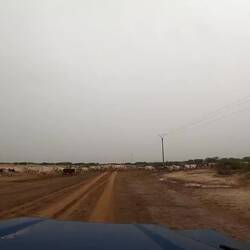 Piste auf dem Hinweg