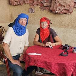 Für das Binden gab's eine Live-Anleitung dazu