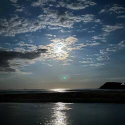 Nein nicht die Sonne, das ist Vollmond! 🌝