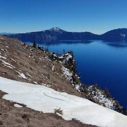 An der tiefsten Stelle ist der See 597m tief