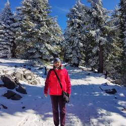 Gestern hatte es geschneit