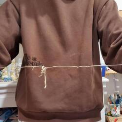 They cut the blocks with this home made threaded device.