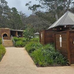 Fantastic park facilities (those are eating shelters on the left)