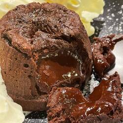 We shared lava cake, it was so good