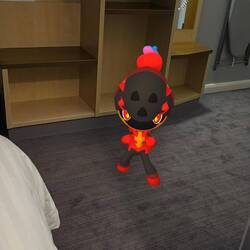 This Is Charlos Junior who has been my Pokemon Go buddy for the trip.  He's in the Edinburgh hotel.