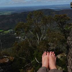 Verdiente Pause am Gipfel