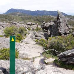 Manchmal gibt es eine Ausschilderung