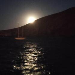 Mondaufgang hinter Montana Roja