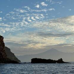 La Gomera mit Papa Teide im Hintergrund