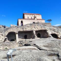 Kirche bei den Uplistsikhe Höhlen