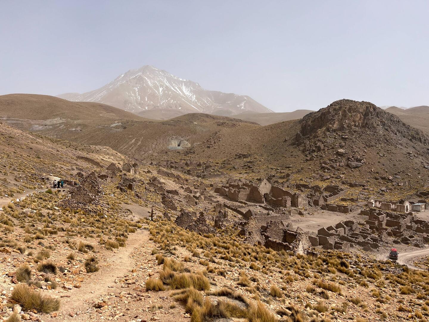Mitten auf den Anden auf einer Höhe von bis 5.000m