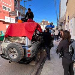 Früh morgens startet unsere 4-tägige Tour