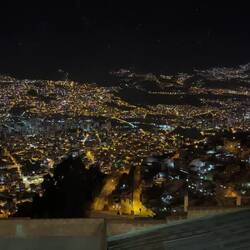 Auch spät abends drehen wir unsere Runden mit den Gondeln