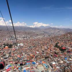 Was für ein krasser Ausblick auf die riesige Stadt!