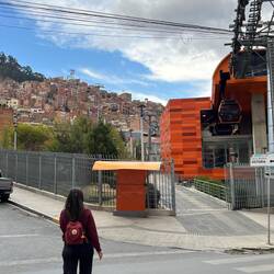 La Paz hat ein sehr modernes Gondelnetzwerk