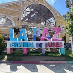 Der zentrale Busbahnhof von La Paz