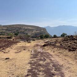 Interessante Farbgebung der Landschaft