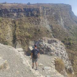 Nicht runterfallen, Andi!