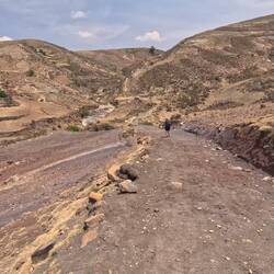 Am zweiten Tag sind wir nur noch zu zweit unterwegs