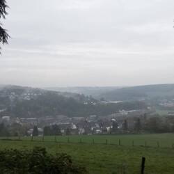 Aussicht Richtung Nierenhof wo ich gestartet bin