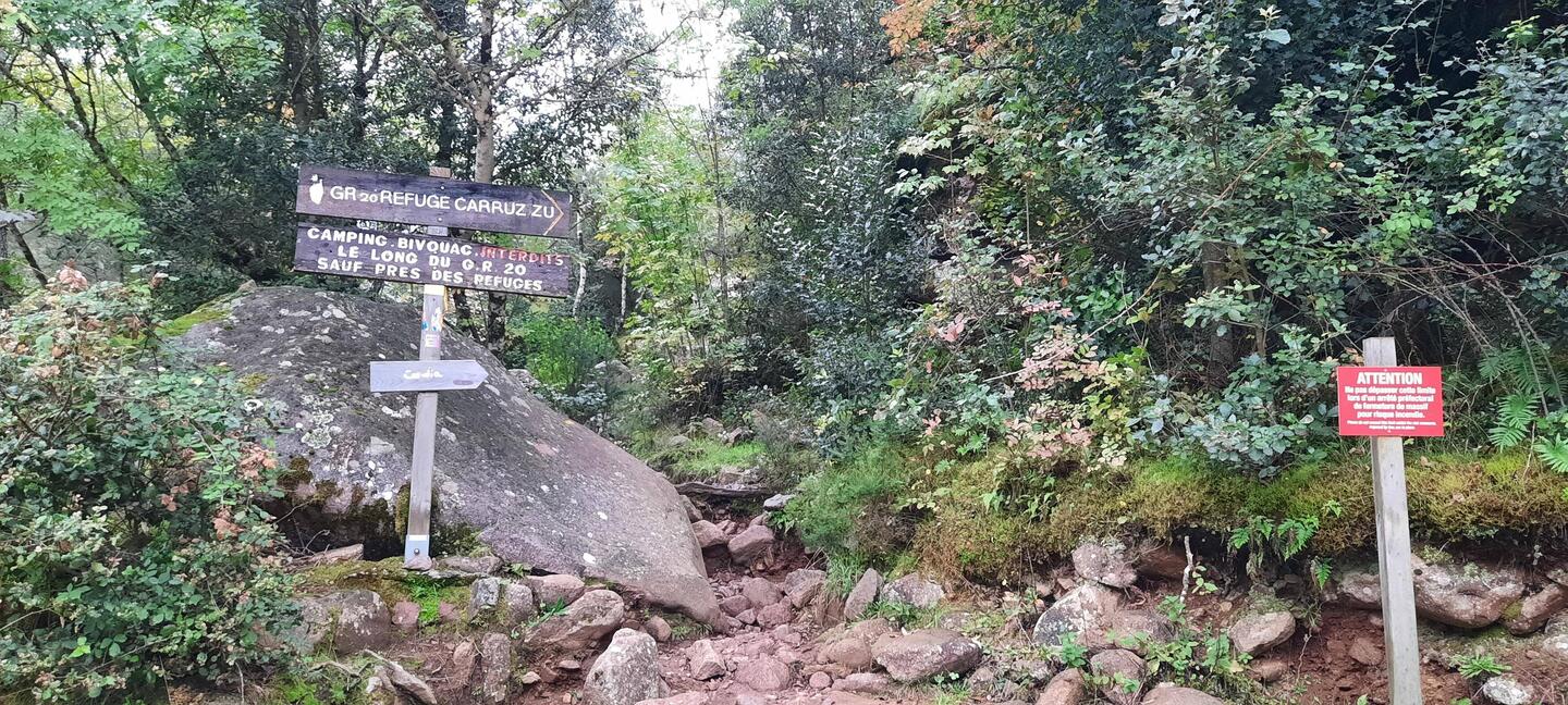 Der Weg geht quer über die Insel, aber Längs. Hier sind alpine Erfahrungen gefragt.
