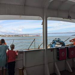 Mit der Fähre rüber nach...