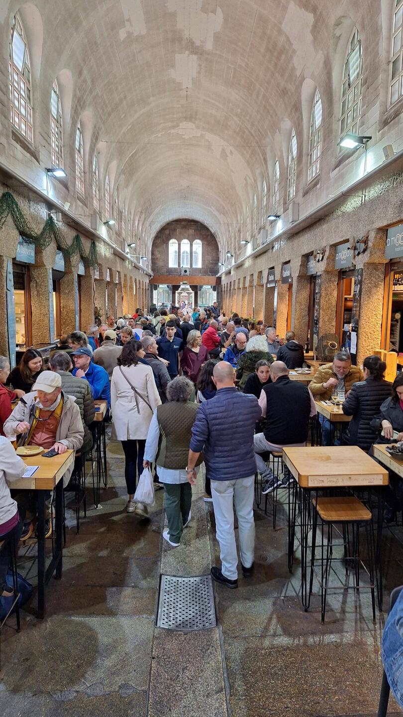 The hall had a lovely atmosphere and good food.