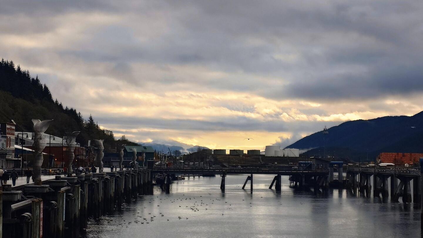 Ankunft am Hafen Juneau