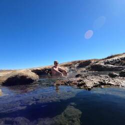 Hendrik wärmt sich auf