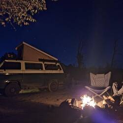 Natürlich mit Lagerfeuer