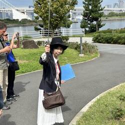 Our guide, not the Wicked Witch of the West.